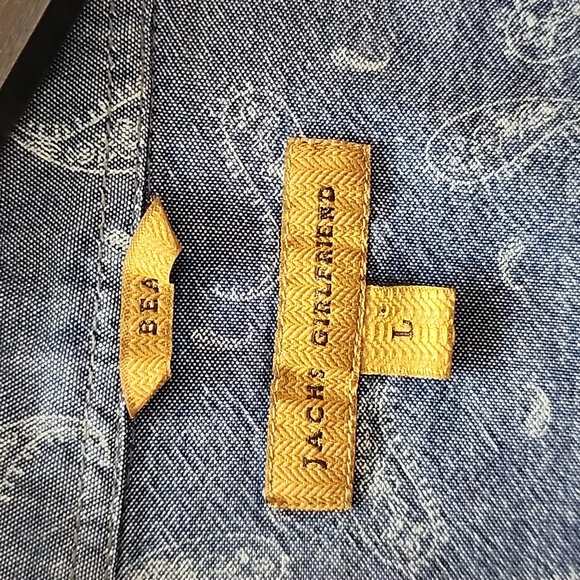 Jachs Girlfriend Womens Multicolor Bea Flannel Collared Button Down - Picture 2 of 10